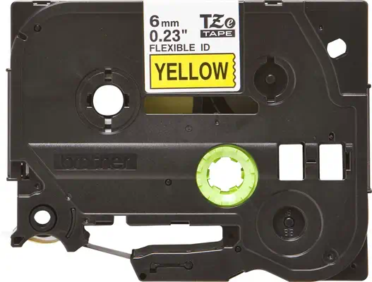 Achat BROTHER P-TOUCH TZE-FX611 noir sur jaune 6 mm sur hello RSE - visuel 3