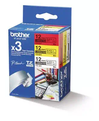 Achat BROTHER ruban multi pack TZE231 +TZE431 + TZE631 et autres produits de la marque Brother