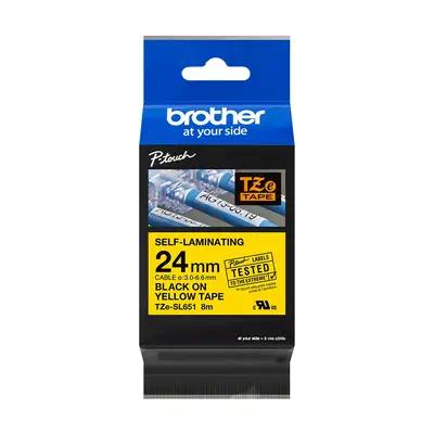 Brother TZE-SL651 ruban d'étiquette Noir sur or - Autres consommables - visuel 4