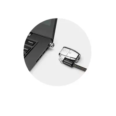 Câble de sécurité universel ClickSafe® 2.0 à clé Kensington - visuel 1 - hello RSE - Un antivol pour toutes les encoches