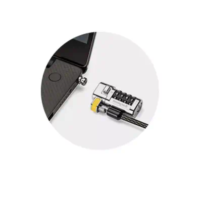 Câble de sécurité universel ClickSafe® à combinaison Kensington - visuel 1 - hello RSE - Câble en acier carbone