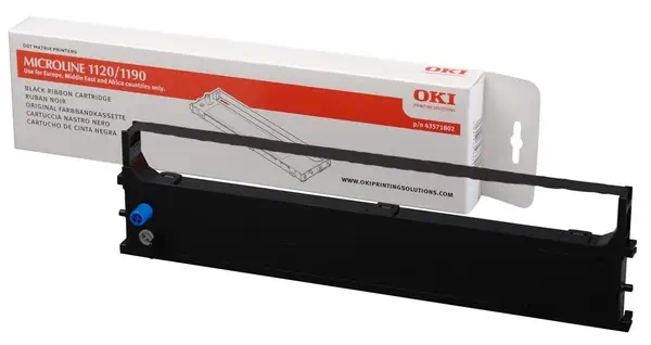 OKI MICROLINE 1120, 1190 ruban encreur noir 4.000.000 - Ruban - visuel 1