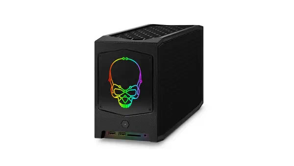 Intel NUC RNUC11BTMI90002 barebone PC/ poste de travail PC de taille 8L Noir i9-11900KB 3,3 GHz - Barebone - visuel 1