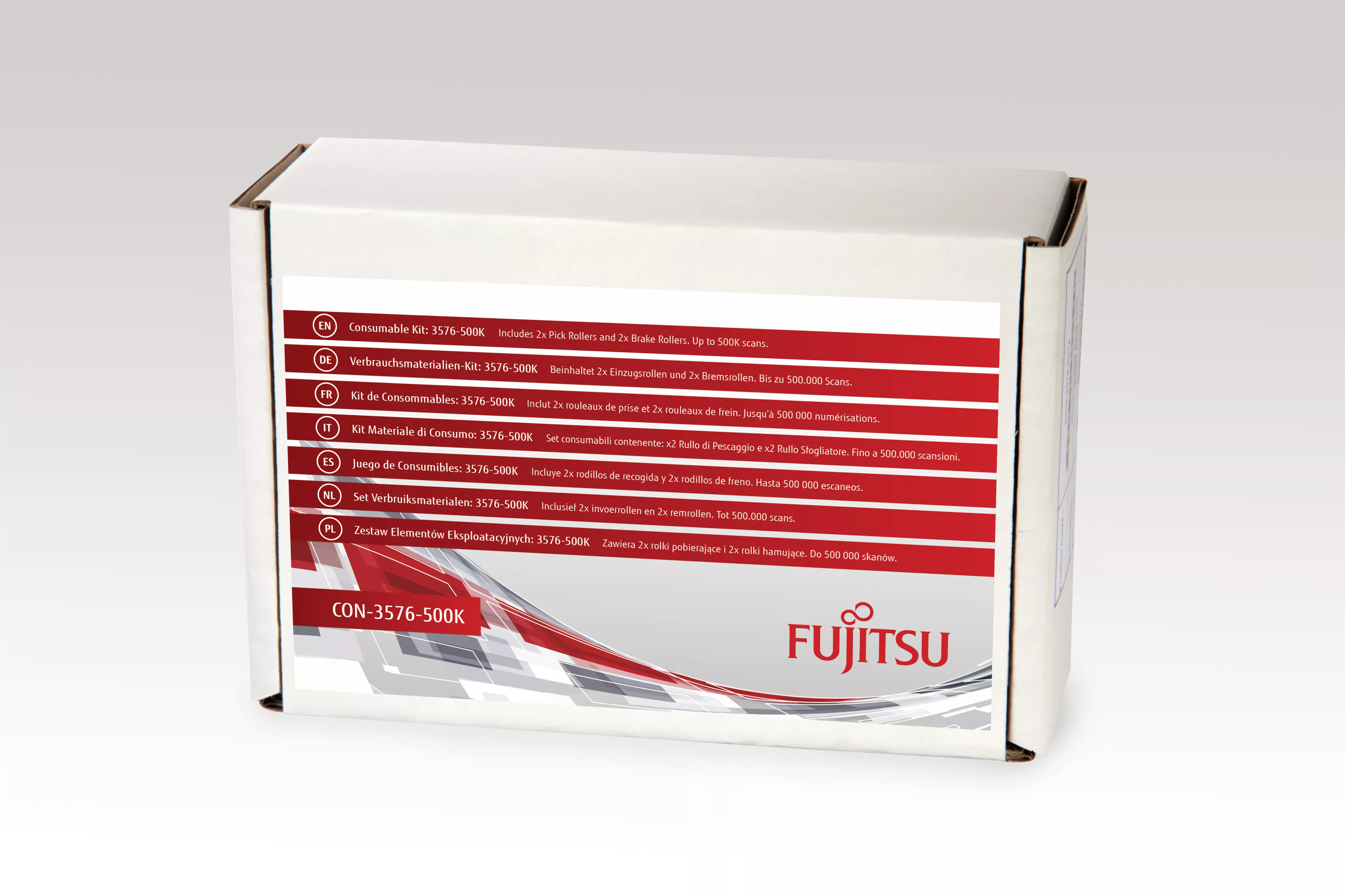 Revendeur officiel FUJITSU Consumable Kit 3576-500K For fi-6670 fi-6750S fi