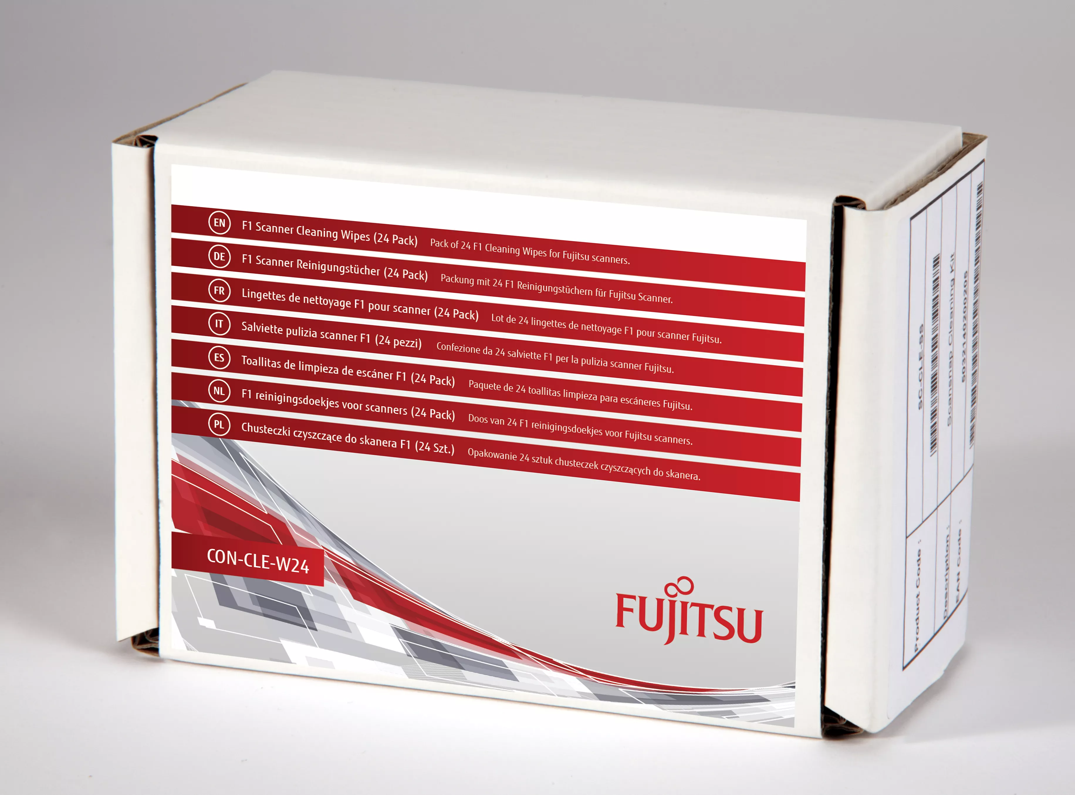 Revendeur officiel Autres consommables FUJITSU Pack of 24 F1 Cleaning Wipes for Fujitsu scanners