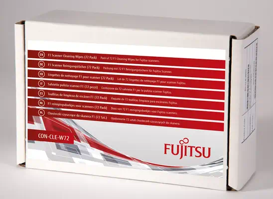 Achat FUJITSU Lot de 72lingettes de nettoyage pour scanner SP30 sur hello RSE