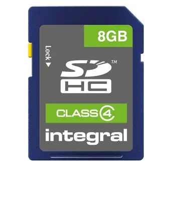 Integral INSDH8G4V2 mémoire flash 8 Go SD UHS-I - Carte Mémoire - visuel 1
