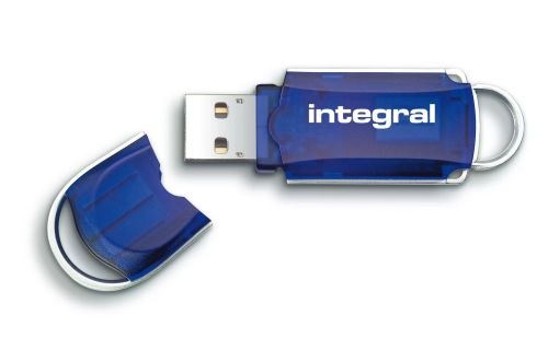 Revendeur officiel Adaptateur stockage Integral 8GB USB2.0 DRIVE COURIER BLUE INTEGRAL
