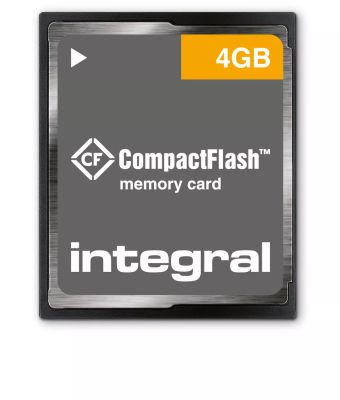Vente Carte Mémoire Integral 4GB CompactFlash Card sur hello RSE