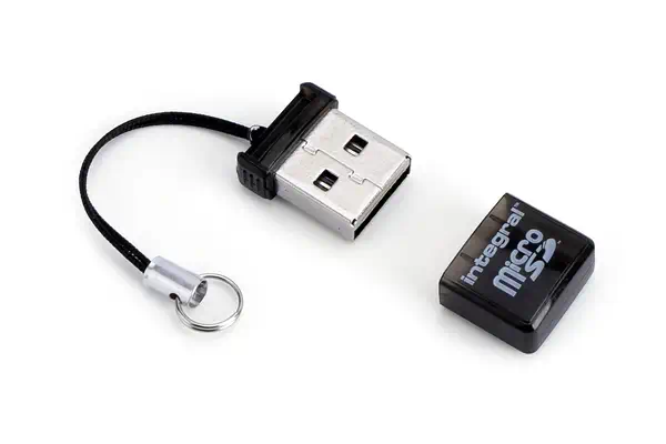 Integral INCRMSDMINIUSB lecteur de carte mémoire USB 2.0 Noir - Accessoire Stockage - visuel 1