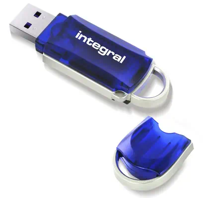 Integral INFD32GBCOU lecteur USB flash 32 Go USB Type-A 2.0 Bleu, Argent - Adaptateur stockage - visuel 6