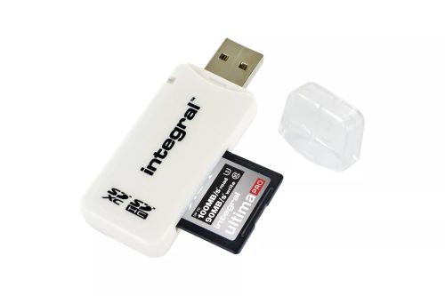 Vente Accessoire Stockage Integral USB2.0 CARDREADER SINGLE SLOT SD