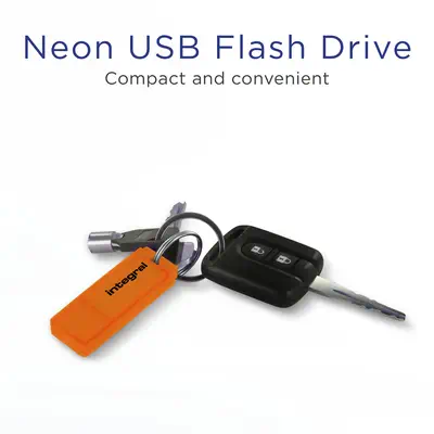 Integral INFD32GBNEONOR lecteur USB flash 32 Go USB Type-A 2.0 Orange - Adaptateur stockage - visuel 5