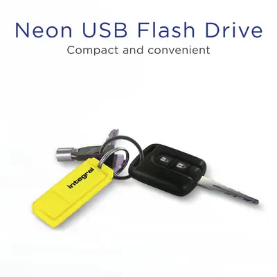 Integral INFD32GBNEONYL lecteur USB flash 32 Go USB Type-A 2.0 Jaune - Adaptateur stockage - visuel 5