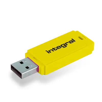 Integral INFD32GBNEONYL lecteur USB flash 32 Go USB Type-A 2.0 Jaune - Adaptateur stockage - visuel 1