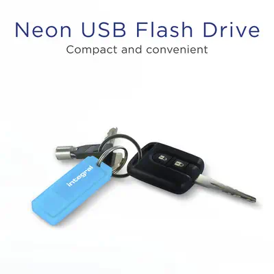 Integral INFD32GBNEONB lecteur USB flash 32 Go USB Type-A 2.0 Bleu - Adaptateur stockage - visuel 5