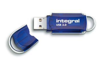 Vente Adaptateur stockage Integral 128GB USB3.0 DRIVE COURIER BLUE UP TO R-120 sur hello RSE