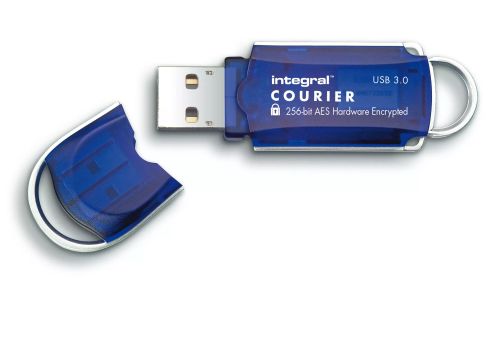 Revendeur officiel Adaptateur stockage Integral 8GB Courier FIPS 197 Encrypted USB 3.0