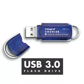 Revendeur officiel Integral 16GB Courier FIPS 197 Encrypted USB 3.0