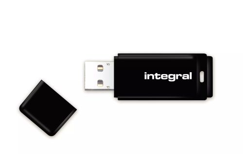 Revendeur officiel Adaptateur stockage Integral 8GB USB2.0 DRIVE BLACK INTEGRAL E-TAIL
