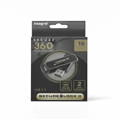 Integral INFD16GB360SEC3.0 lecteur USB flash 16 Go 3.2 Gen 1 (3.1 Gen 1) - Adaptateur stockage - visuel 1