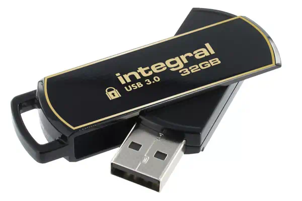 32GB Secure 360 Encrypted USB 3.0 - Integral - Adaptateur stockage - visuel 1