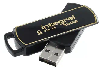 Vente Adaptateur stockage Integral 32GB Secure 360 Encrypted USB 3.0 sur hello RSE