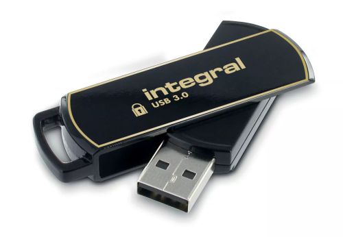 Vente Adaptateur stockage Integral 8GB Crypto Drive FIPS 197 Encrypted USB 3.0