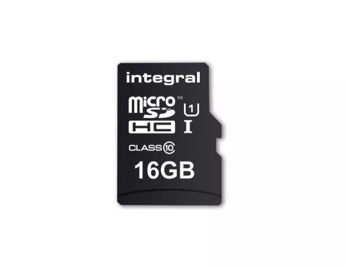 Vente Carte Mémoire Integral UltimaPro 16 GB MicroSDHC Class 10 Memory Card up to 90 MB/s, U1 Rating Black sur hello RSE