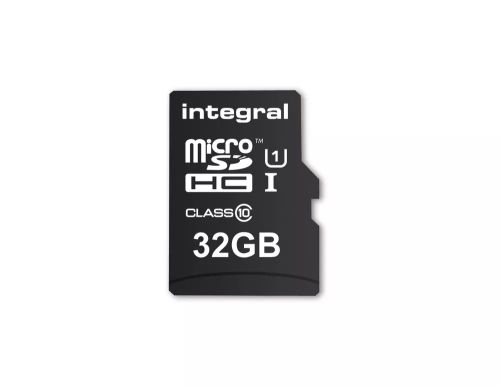 Vente Carte Mémoire Integral 32GB SMARTPHONE AND TABLET MICROSDHC/XC CLASS 10 UHS-I U1 sur hello RSE