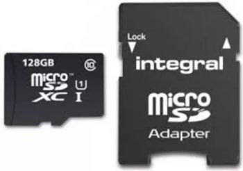 Achat Integral micro SDXC 128GB Class 10 au meilleur prix