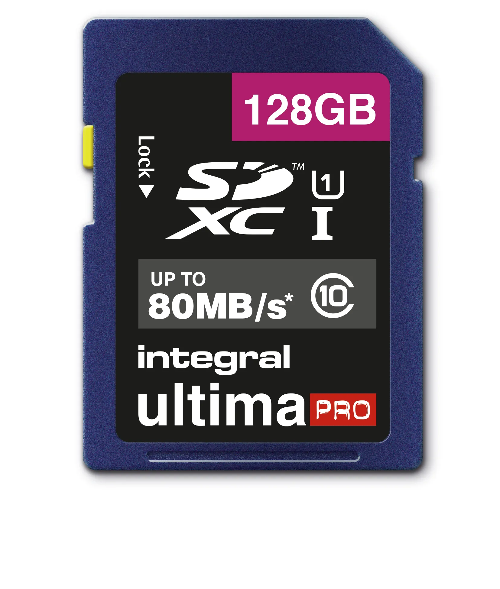 Achat Integral 128GB ULTIMAPRO SDHC/XC 80MB CLASS 10 UHS-I U1 sur hello RSE