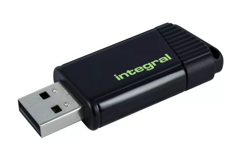 Revendeur officiel Adaptateur stockage Integral 128GB USB2.0 DRIVE PULSE GREEN INTEGRAL