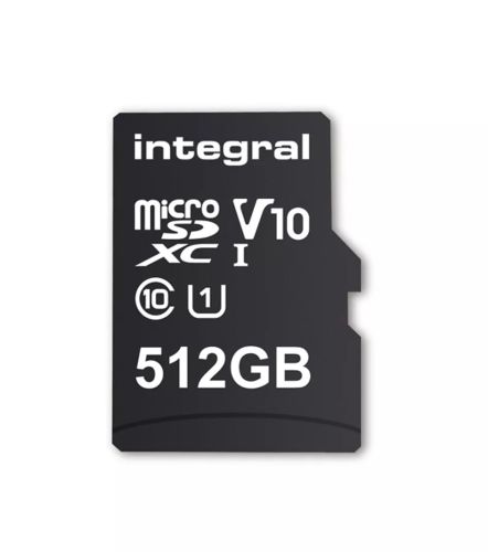 Vente Carte Mémoire Integral 512GB