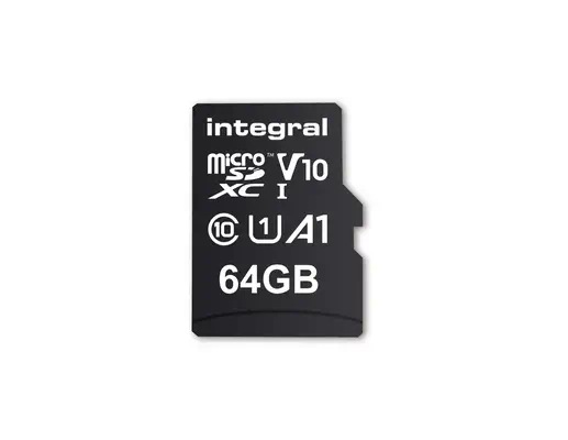 Integral INMSDX64G-100V10 mémoire flash 64 Go MicroSD UHS-I - Carte Mémoire - visuel 1