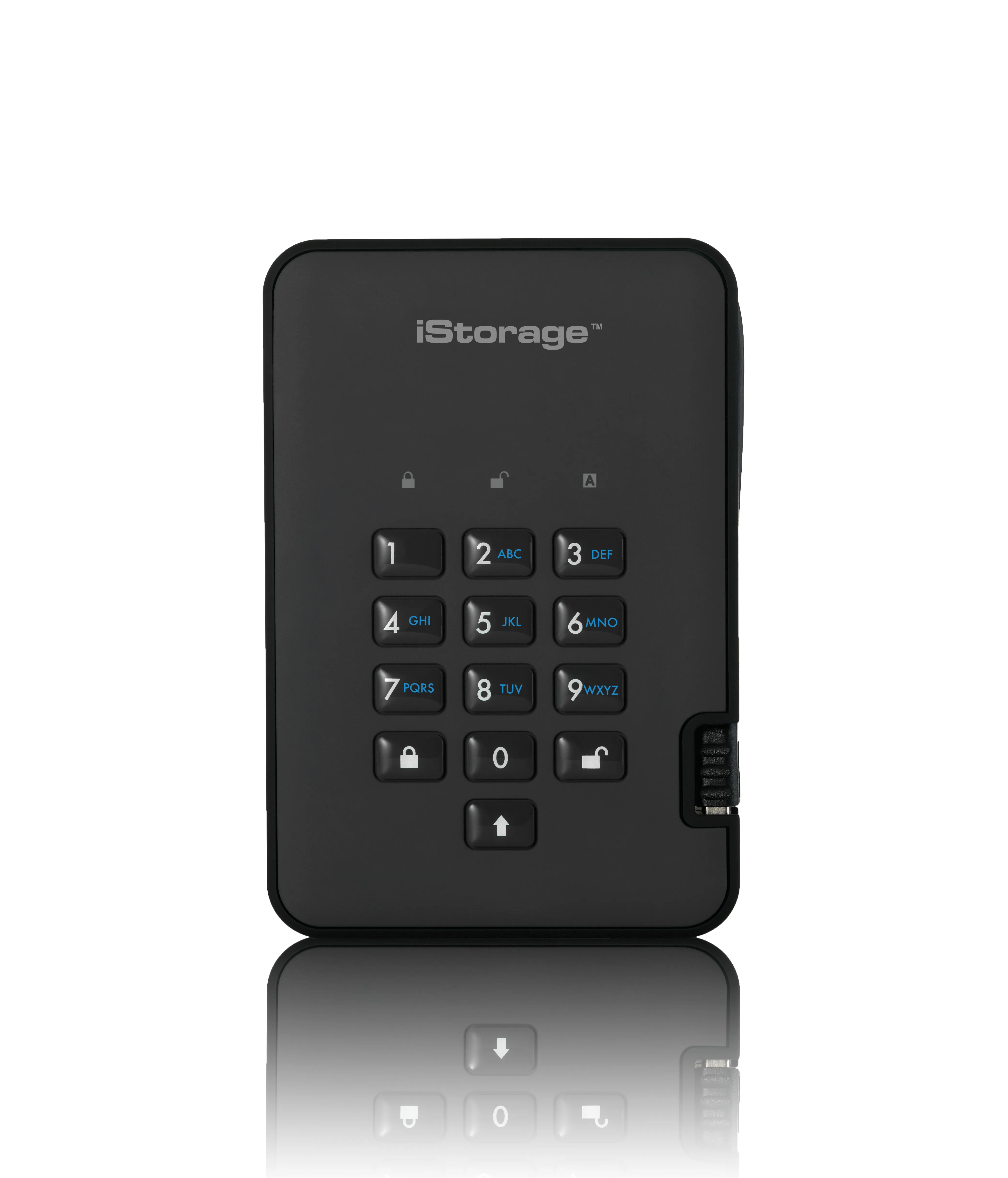diskAshur2 256-bit 1TB USB 3.2 secure encrypted solid-state drive - Black IS-DA2-256-SSD-1TB-B - iStorage - Disque dur SSD - visuel 5