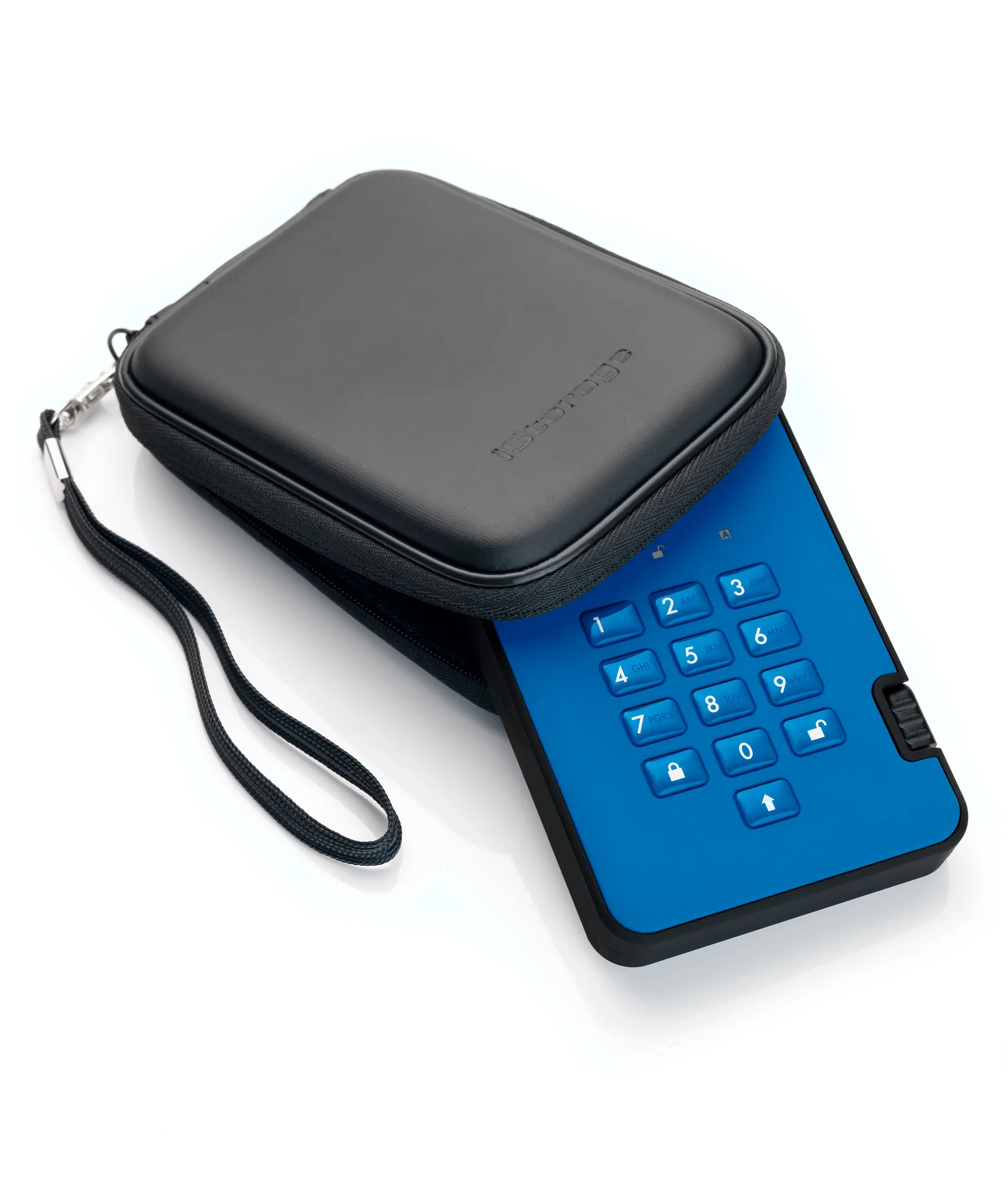diskAshur2 256-bit 2TB SB 3.1 secure encrypted hard drive - Blue IS-DA2-256-2000-BE - iStorage - Disque dur SSD - visuel 5