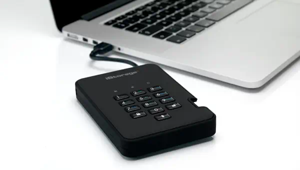 diskAshur2 256-bit 4TB USB 3.2 secure encrypted hard drive - Black IS-DA2-256-4000-B - iStorage - Disque dur SSD - visuel 6