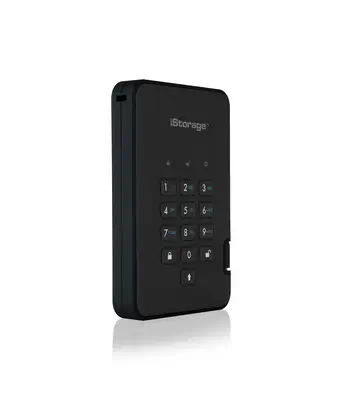 diskAshur2 256-bit 4TB USB 3.2 secure encrypted hard drive - Black IS-DA2-256-4000-B - iStorage - Disque dur SSD - visuel 2