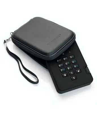 diskAshur2 256-bit 4TB USB 3.2 secure encrypted hard drive - Black IS-DA2-256-4000-B - iStorage - Disque dur SSD - visuel 5