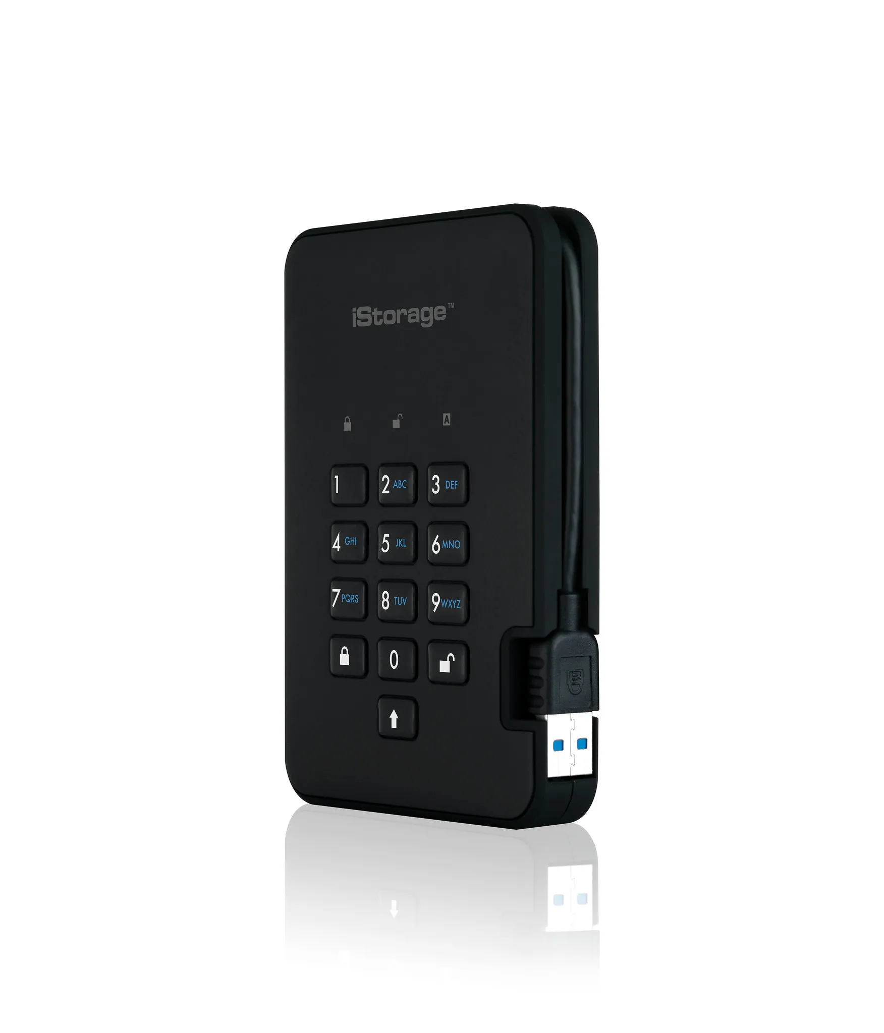 diskAshur2 256-bit 5TB USB 3.2 secure encrypted hard drive - Black IS-DA2-256-5000-B - iStorage - Disque dur SSD - visuel 3