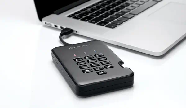 iStorage diskAshur PRO2 8 To USB Type-A 3.2 Gen 1 (3.1 Gen 1) Noir - Disque dur SSD - visuel 7