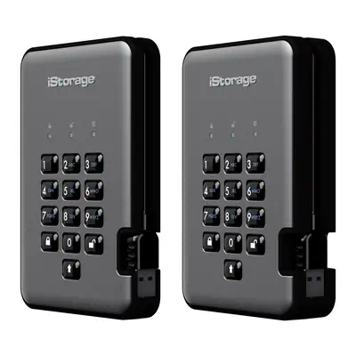 iStorage diskAshur PRO2 8 To USB Type-A 3.2 Gen 1 (3.1 Gen 1) Noir - Disque dur SSD - visuel 6