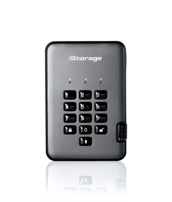 iStorage diskAshur PRO2 8 To USB Type-A 3.2 Gen 1 (3.1 Gen 1) Noir - Disque dur SSD - visuel 4