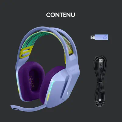 Logitech G G733 wireless gaming Logitech - visuel 1 - hello RSE - JOUEZ À VOTRE MANIÈRE