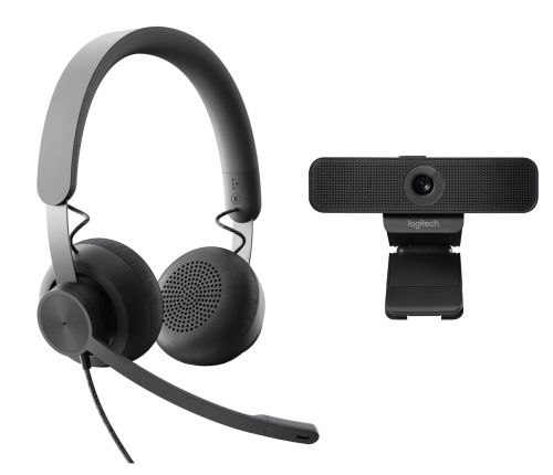 Vente Visioconférence LOGITECH Wired Personal Video CollabKit - GRAPHITE