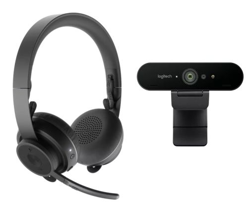 Achat LOGITECH Bundle Zone Wireless Headset + Brio 4K Cam Pro et autres produits de la marque Logitech