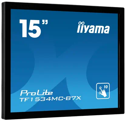 iiyama TF1534MC-B7X Moniteur de caisse 38,1 cm (15") 1024 x 768 pixels XGA Écran tactile - Ecran Ordinateur - visuel 1