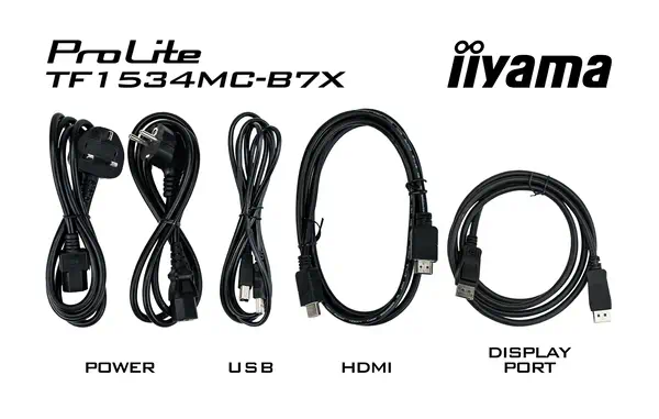 iiyama TF1534MC-B7X Moniteur de caisse 38,1 cm (15") 1024 x 768 pixels XGA Écran tactile - Ecran Ordinateur - visuel 9
