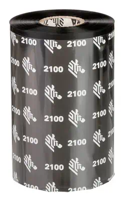 Zebra 2100 Wax ruban thermique 450 m Noir - ZE - Ruban - visuel 1